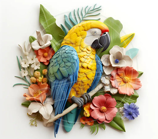 3D Parrots 026 Printed Pattern Vinyl