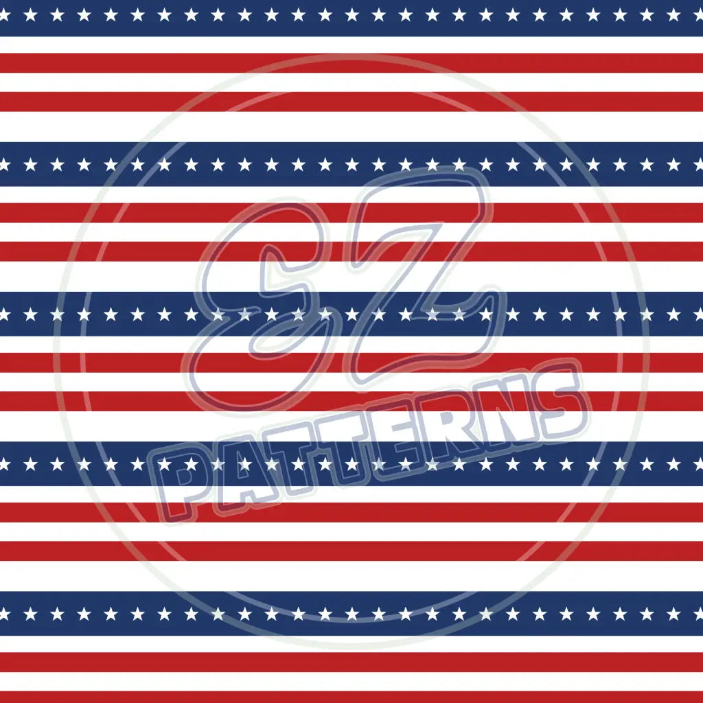 4Th Of July 003 Printed Pattern Vinyl