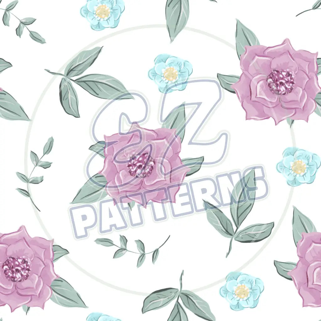 Antique Roses 006 Printed Pattern Vinyl