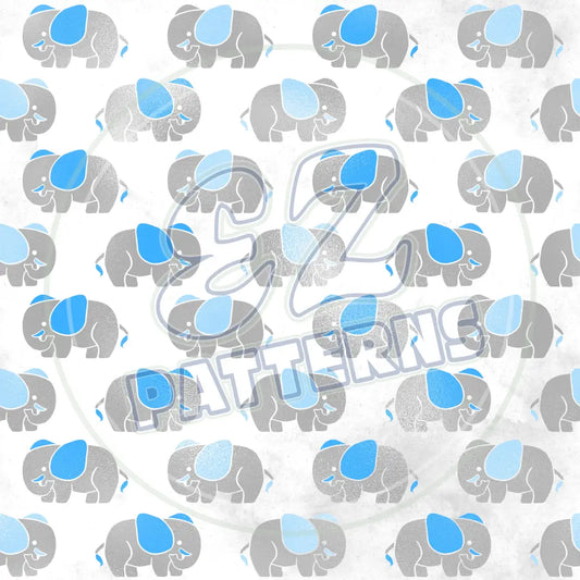 Baby Blue 016 Printed Pattern Vinyl