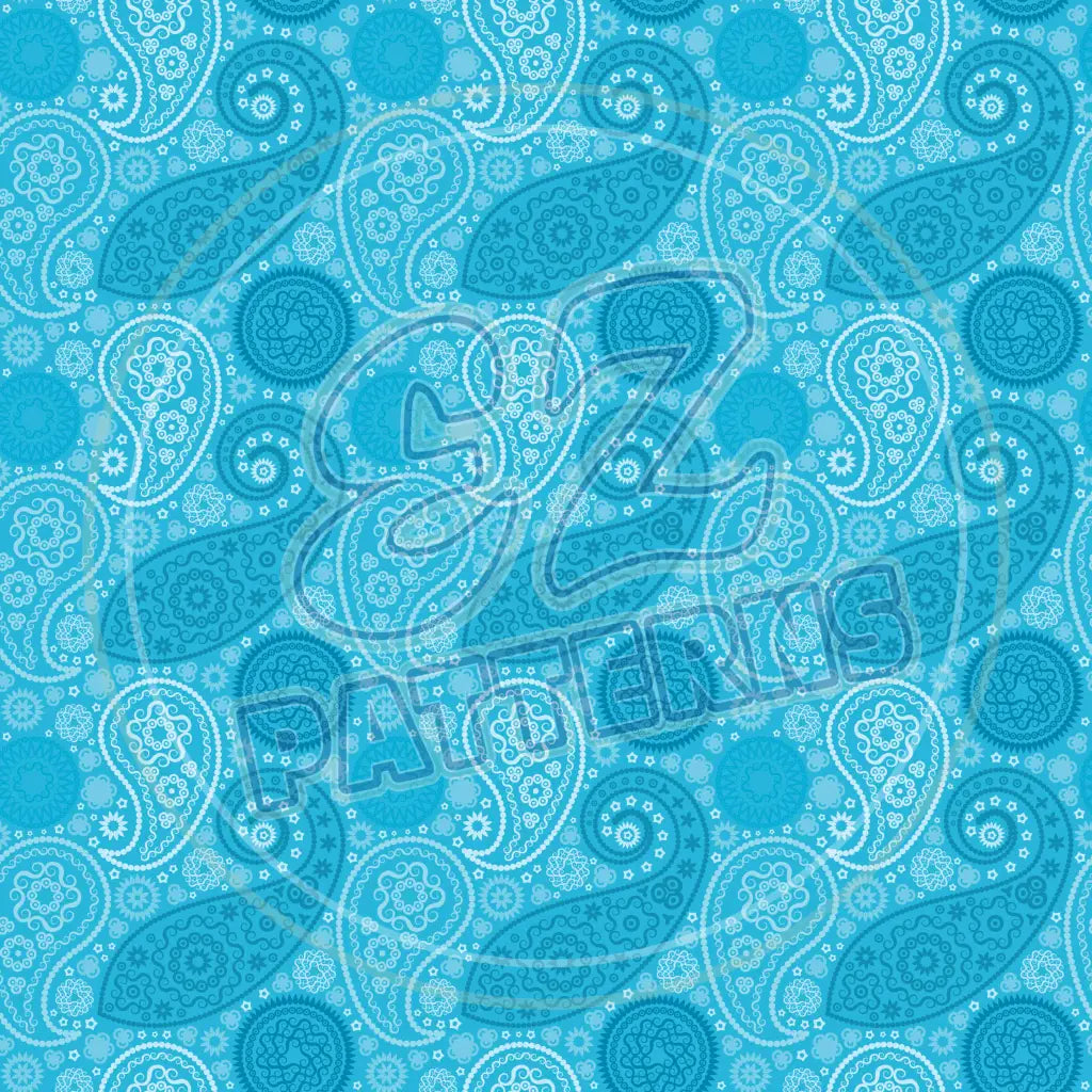 Bandana Paisley 009 Printed Pattern Vinyl