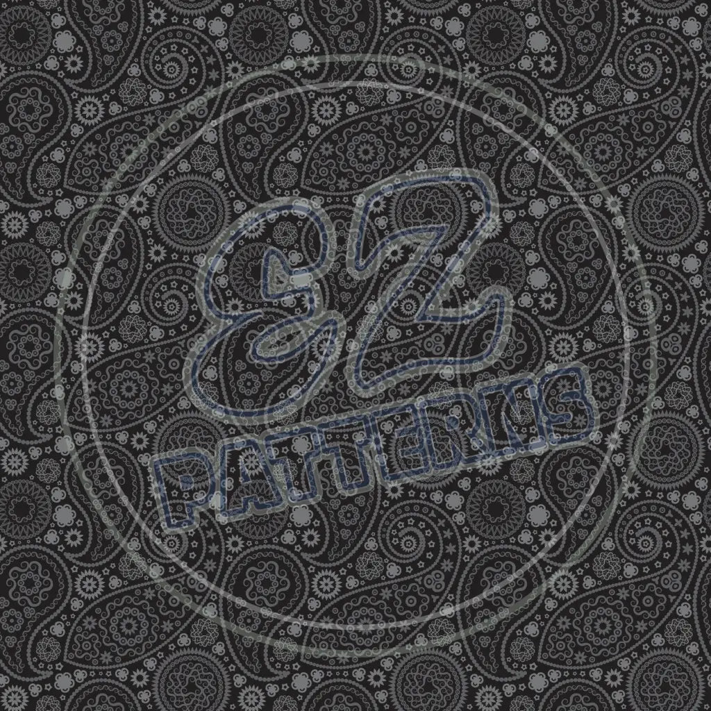 Bandana Paisley 011 Printed Pattern Vinyl