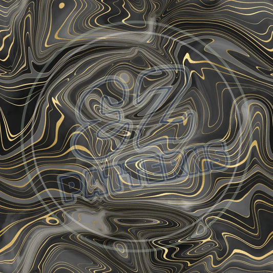 Black Gold Strata 008 Printed Pattern Vinyl