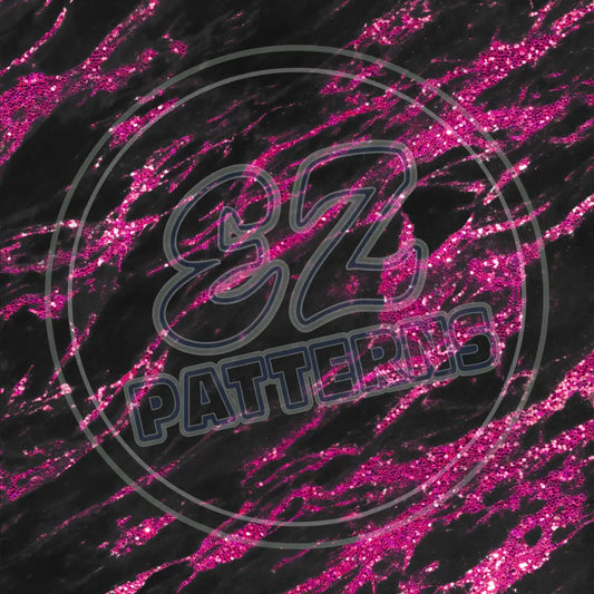 Pink & Black Marble 003 Printed Pattern Vinyl