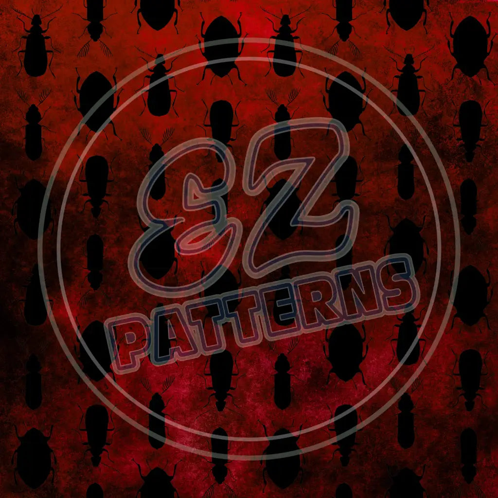 Blood Red 005 Printed Pattern Vinyl