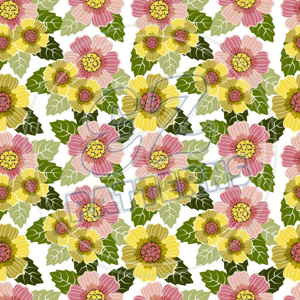 Boho Bloom 013 Printed Pattern Vinyl