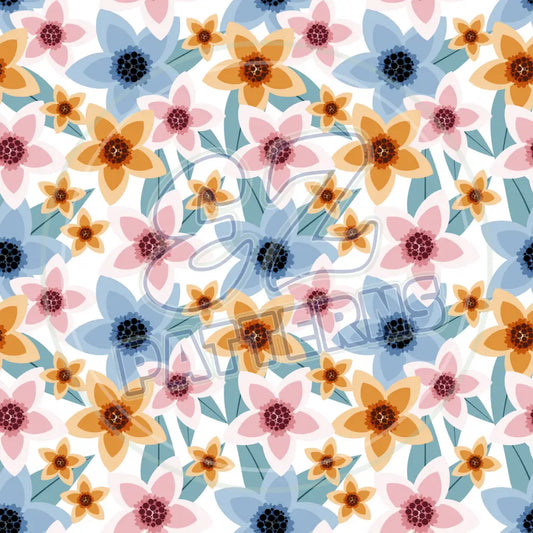 Boho Bloom 014 Printed Pattern Vinyl