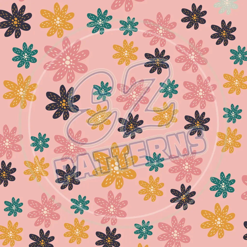 Boho Petals 013 Printed Pattern Vinyl