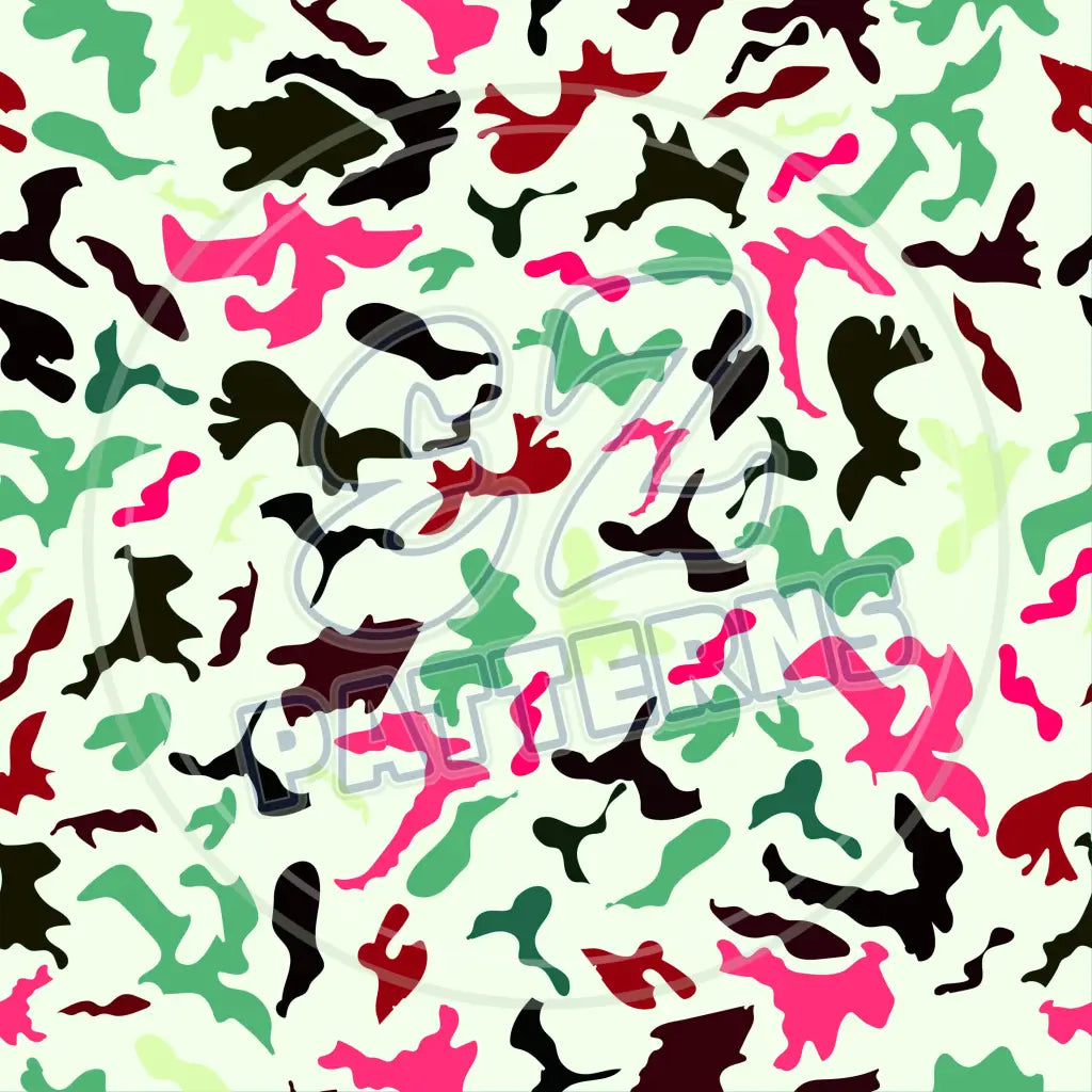 Bright Camo 002 Printed Pattern Vinyl