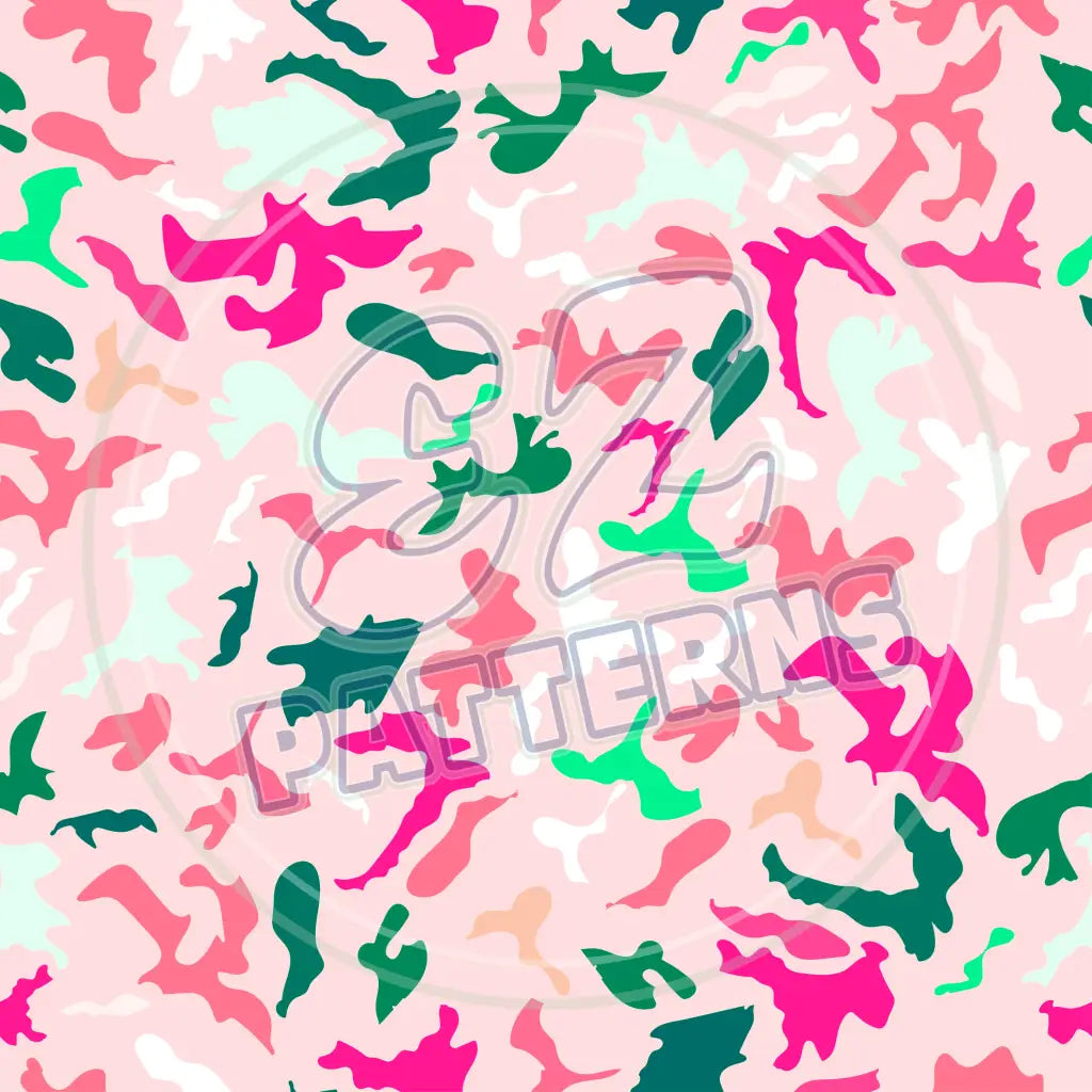 Bright Camo 012 Printed Pattern Vinyl