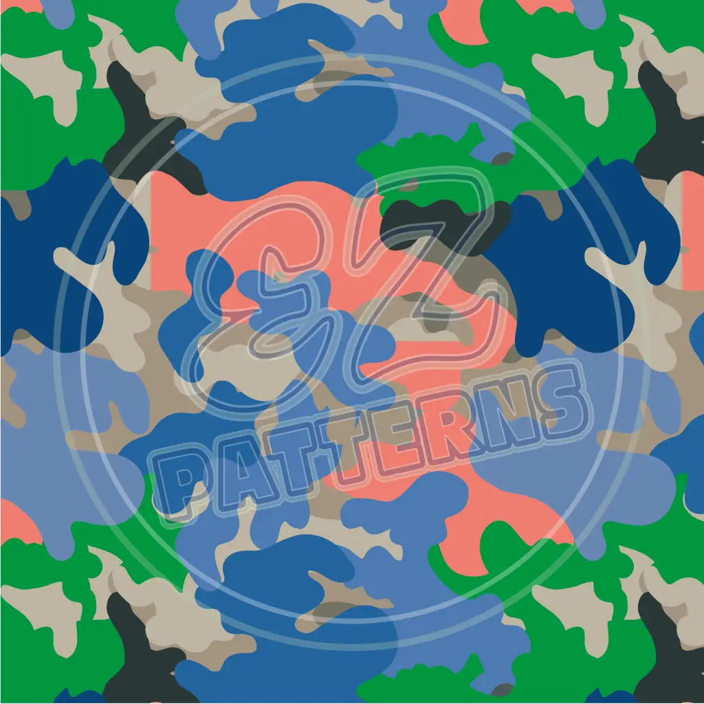 Army Wife Camo 006 Printed Pattern Vinyl