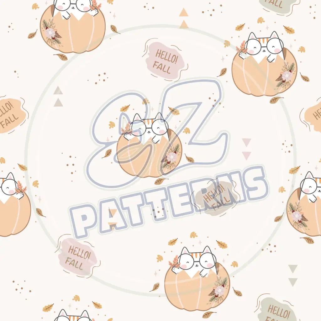 Cozy Kitties 009 Printed Pattern Vinyl