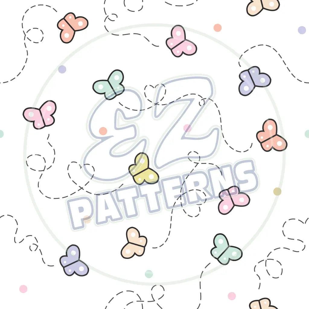 Cute Spring Kitties 002 Printed Pattern Vinyl