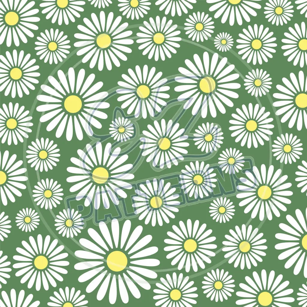 Daisy Crazy 001 Printed Pattern Vinyl