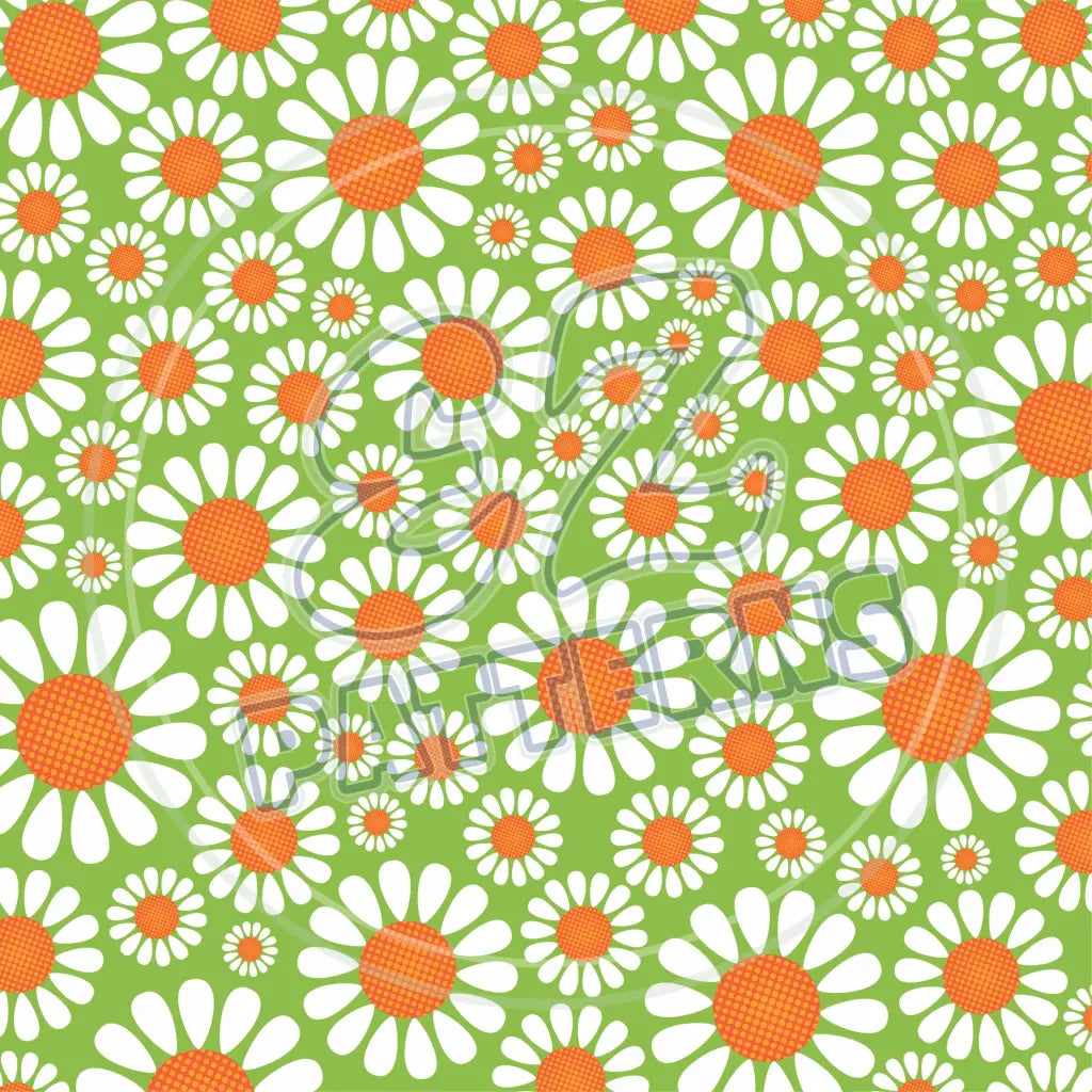 Daisy Crazy 006 Printed Pattern Vinyl