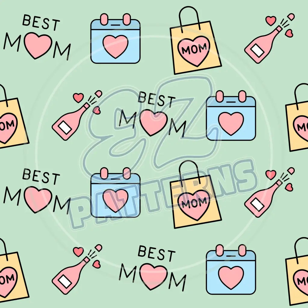 Doodle Mom 004 Printed Pattern Vinyl