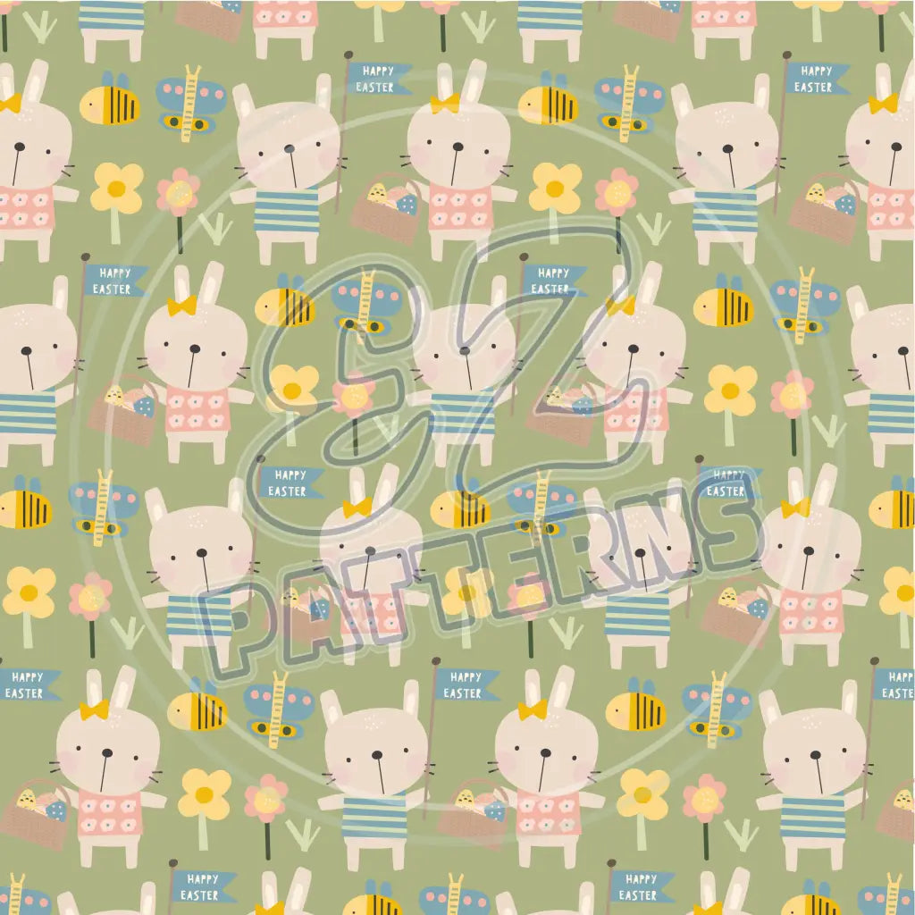 Easter Friends 007 Printed Pattern Vinyl