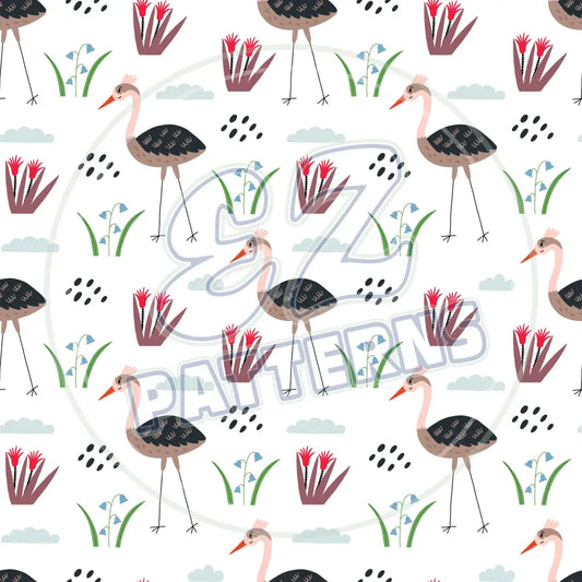 Flamingo Friends 010 Printed Pattern Vinyl