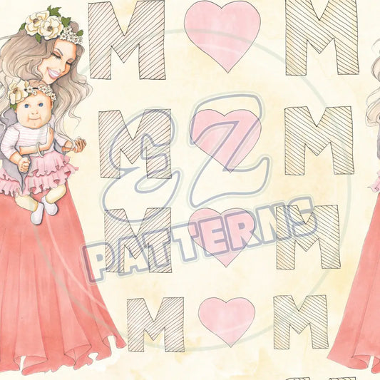 Floral Mama 011 Printed Pattern Vinyl