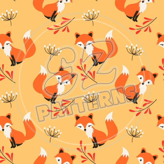 Foxy Friends 004 Printed Pattern Vinyl