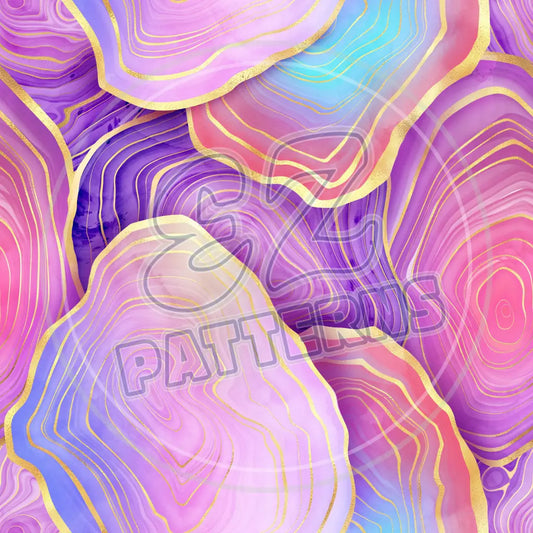 Geode Glitter 004 Printed Pattern Vinyl