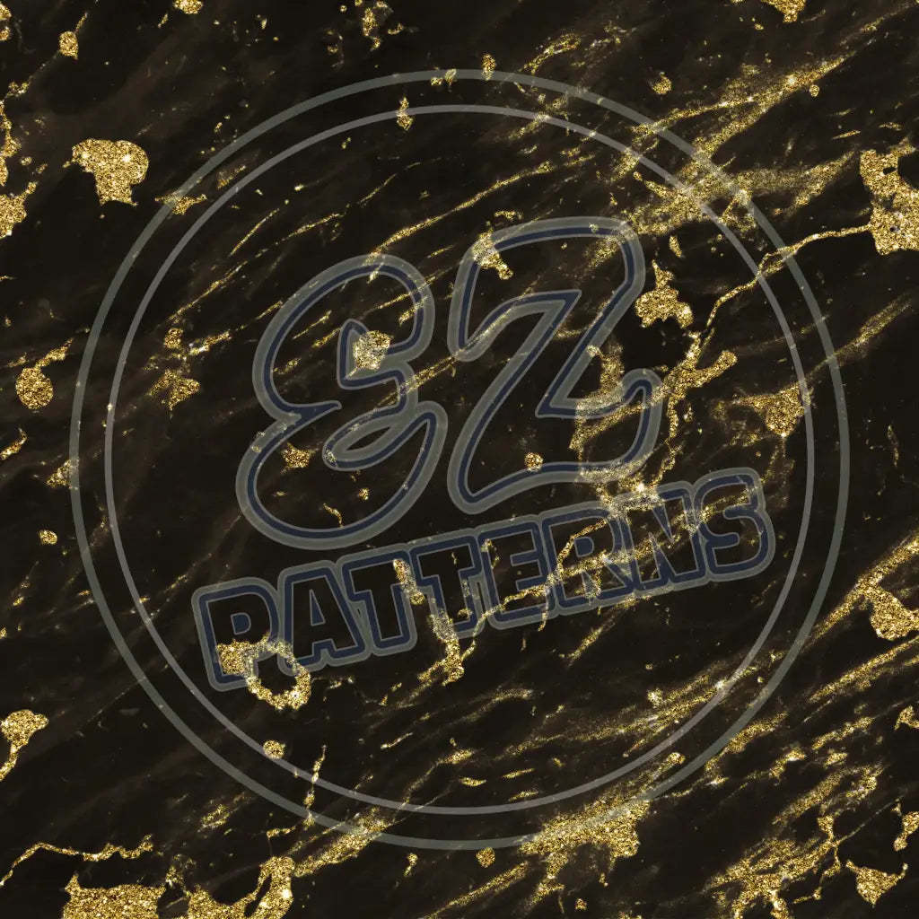 Black & Gold Marble 008 Printed Pattern Vinyl