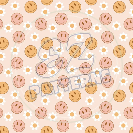 Groovy Smiley 006 Printed Pattern Vinyl