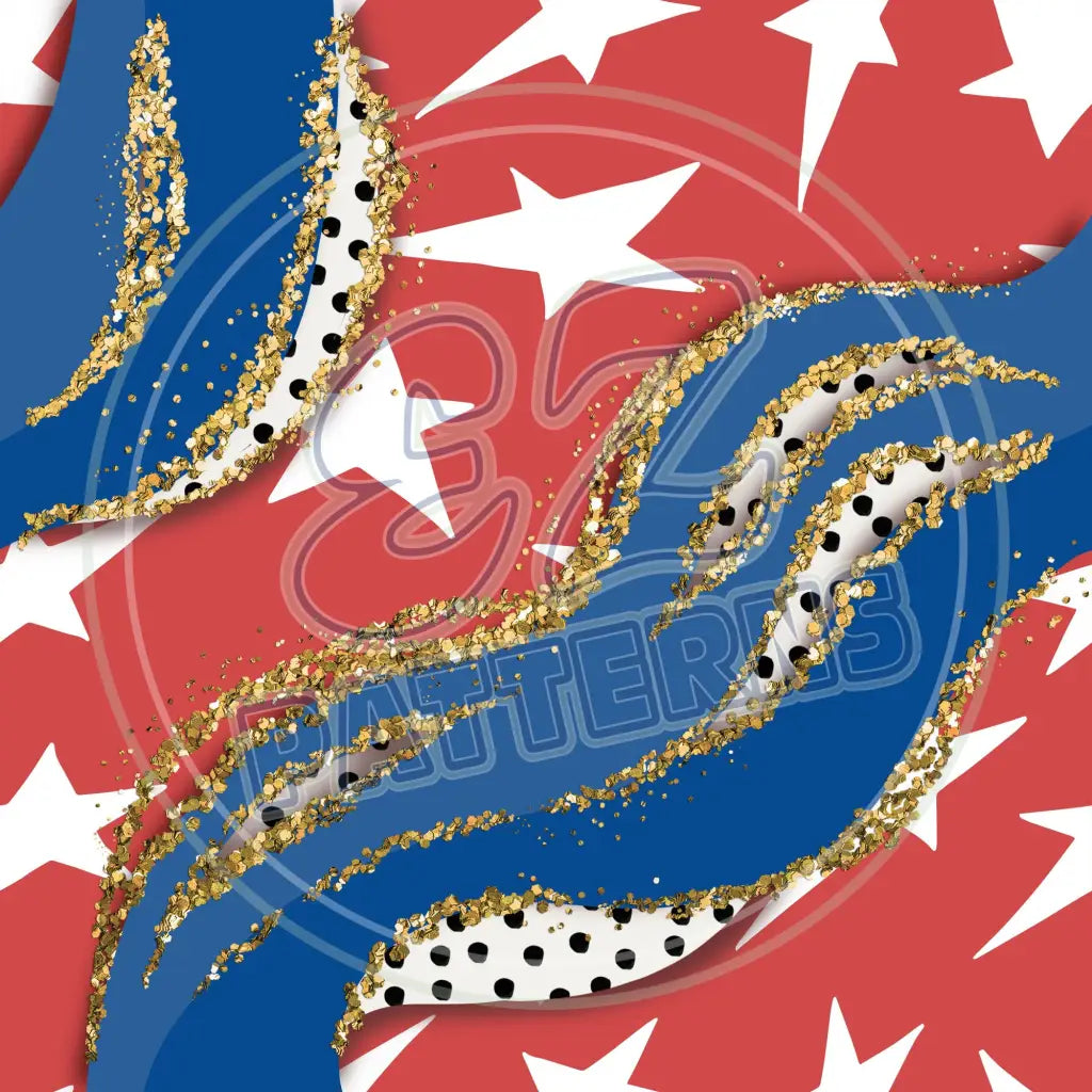 July 4Th Beach Party 011 Printed Pattern Vinyl