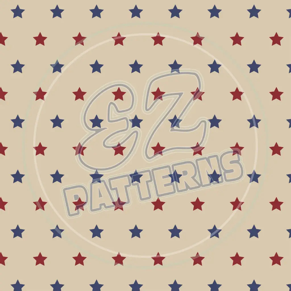 July 4Th Retro 002 Printed Pattern Vinyl