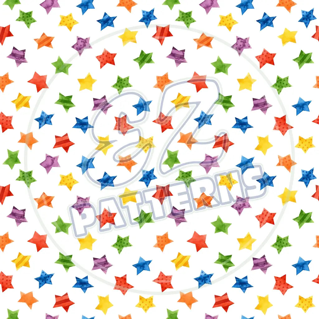 Light Rainbow 007 Printed Pattern Vinyl