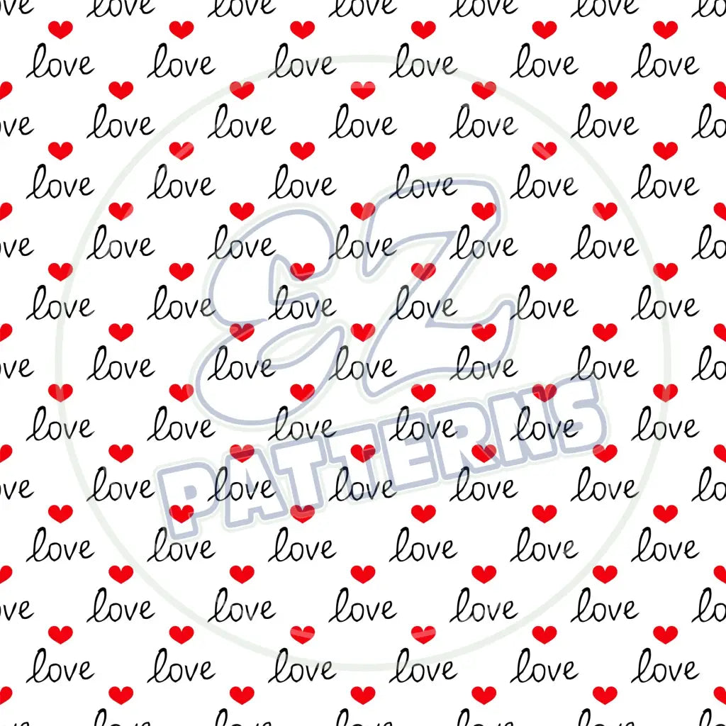 Love Connection 001 Printed Pattern Vinyl