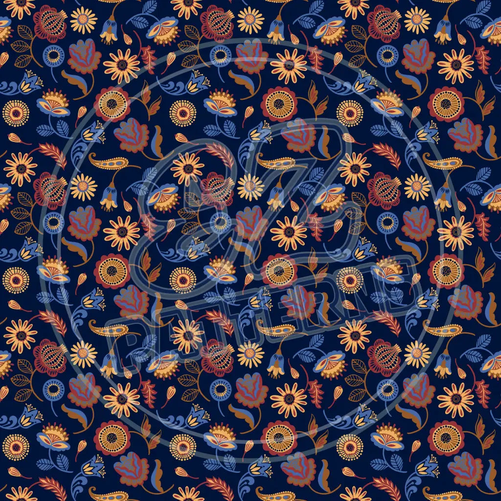 Modern Folk 001 Printed Pattern Vinyl