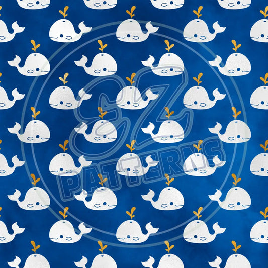 Navy Nursery 012 Printed Pattern Vinyl