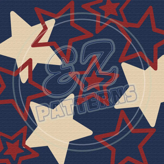 New Retro Usa 007 Printed Pattern Vinyl