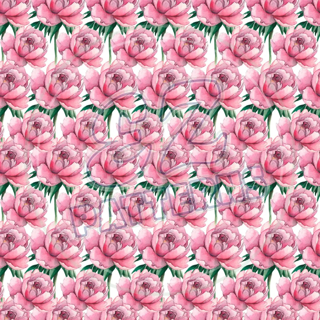 Peony Pink 011 Printed Pattern Vinyl