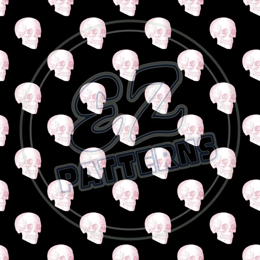 Pink Black Goth 017 Printed Pattern Vinyl