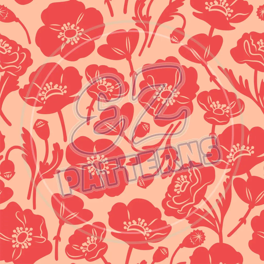 Poppy Garden 008 Printed Pattern Vinyl