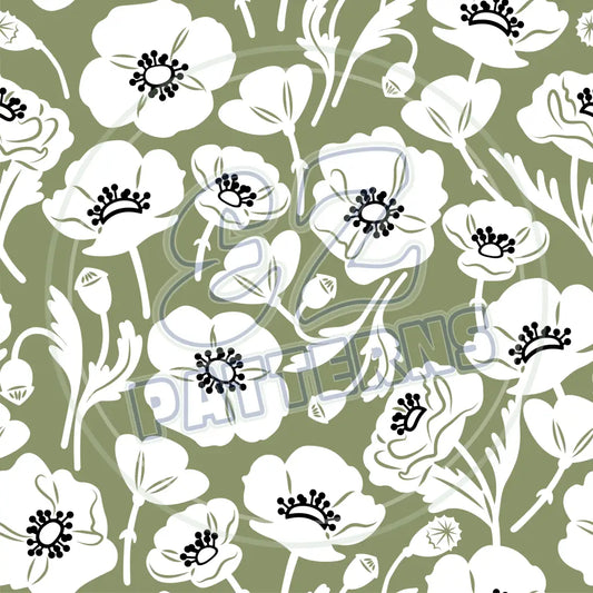 Poppy Garden 011 Printed Pattern Vinyl