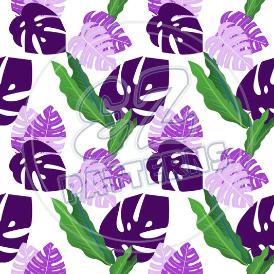 Purple Tropics 007 Printed Pattern Vinyl