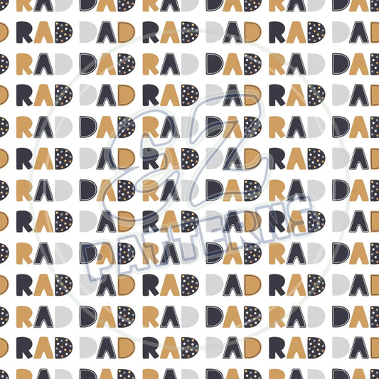 Rad Dad 001 Printed Pattern Vinyl