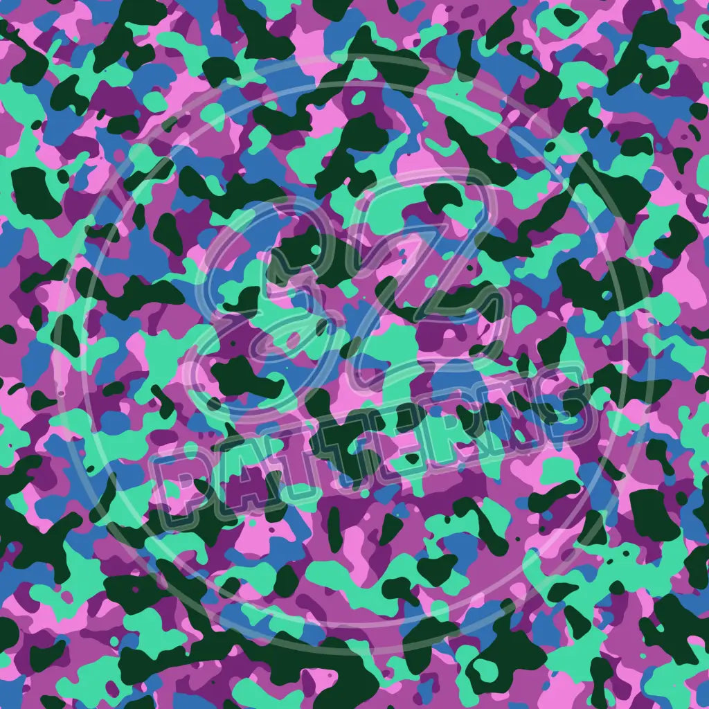 Rave Camo 010 Printed Pattern Vinyl