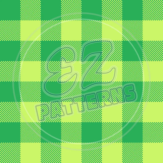 St. Pattys Plaid 003 Printed Pattern Vinyl