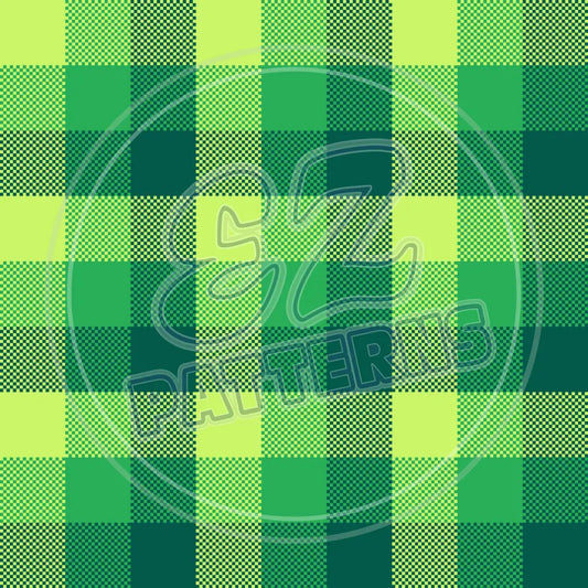 St. Pattys Plaid 004 Printed Pattern Vinyl