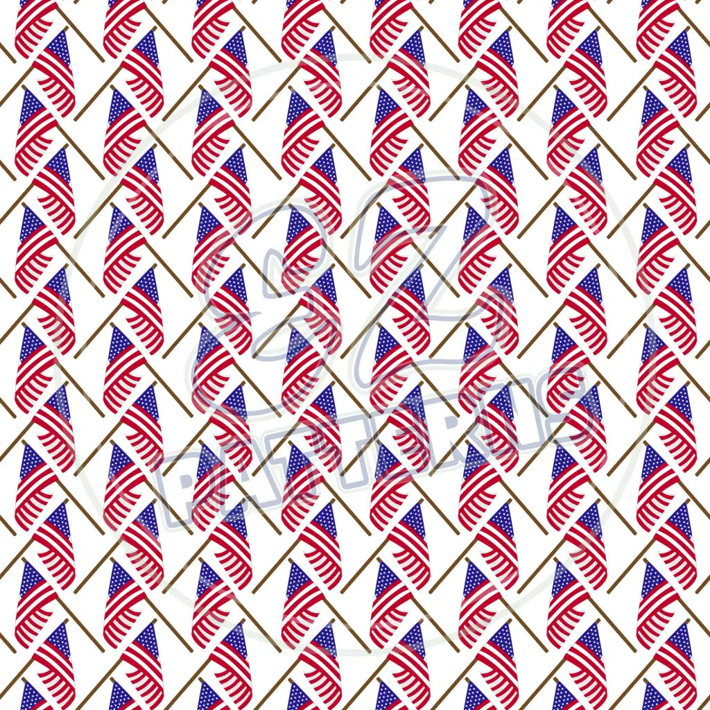 Stars & Stripes 012 Printed Pattern Vinyl