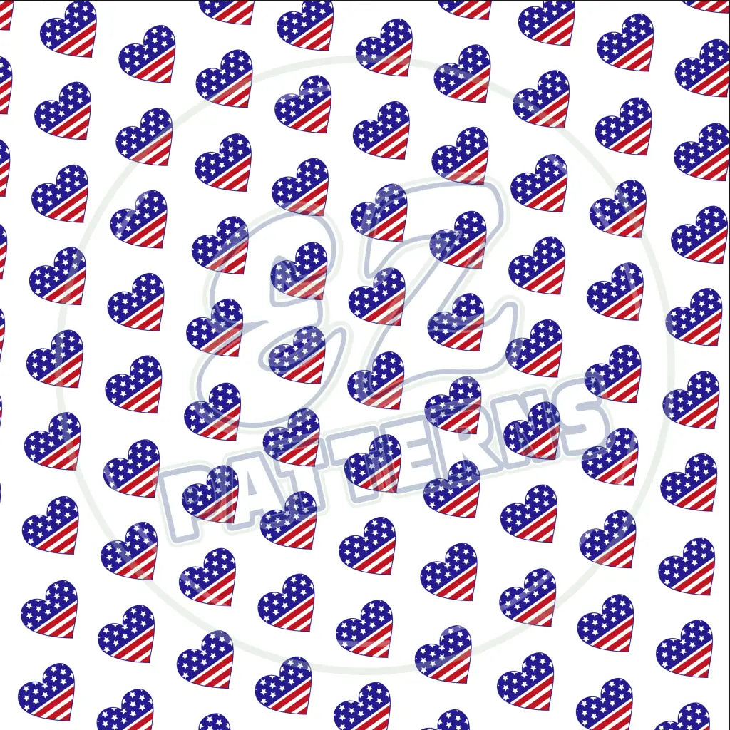 Stars & Stripes 014 Printed Pattern Vinyl