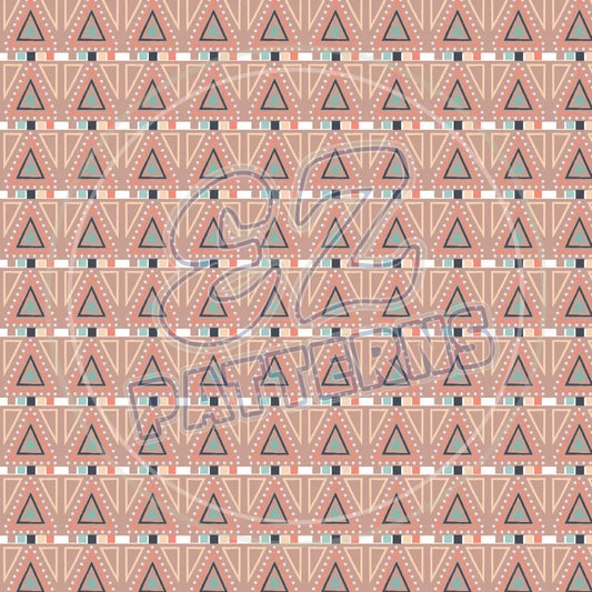 Tribal Blush 002 Printed Pattern Vinyl