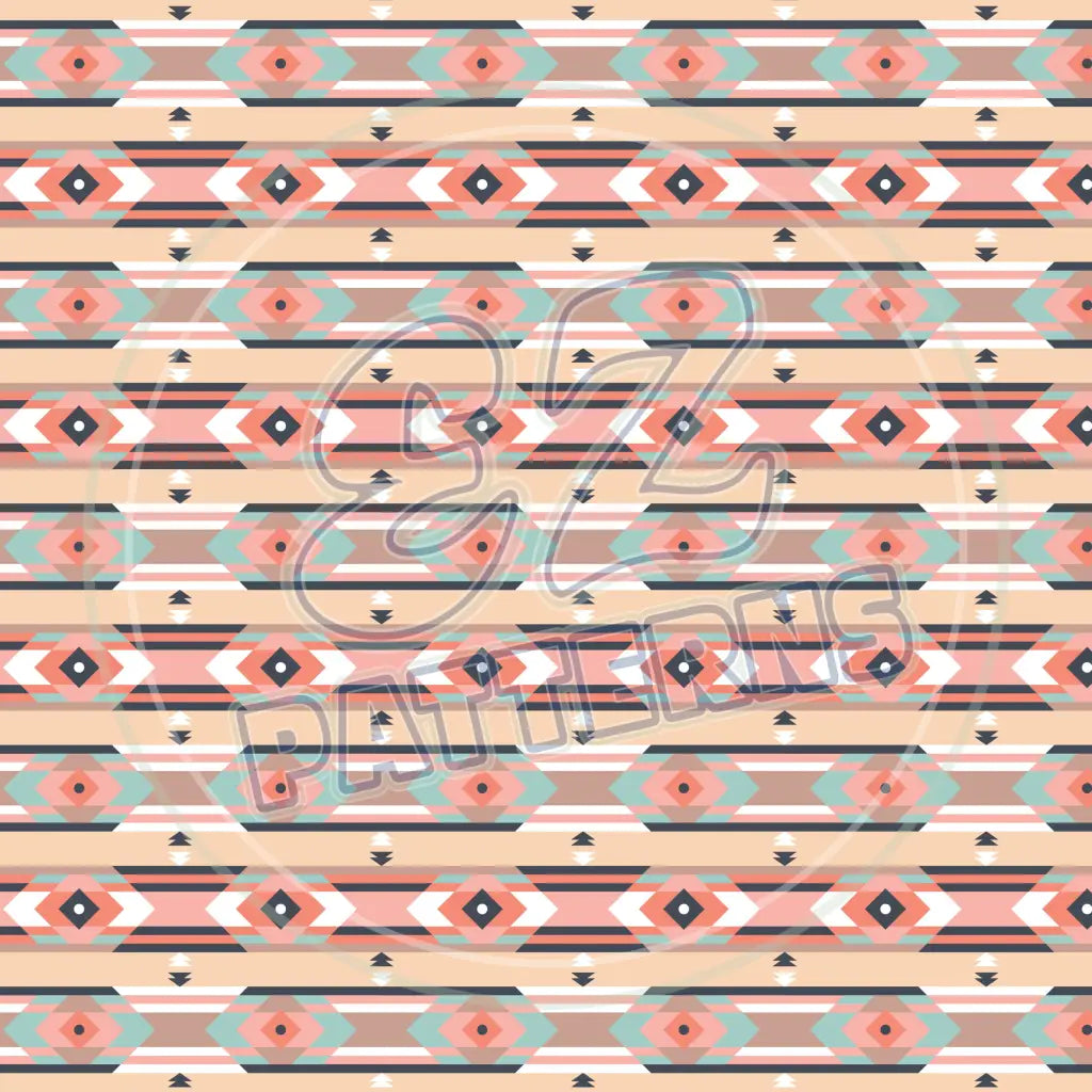 Tribal Blush 011 Printed Pattern Vinyl