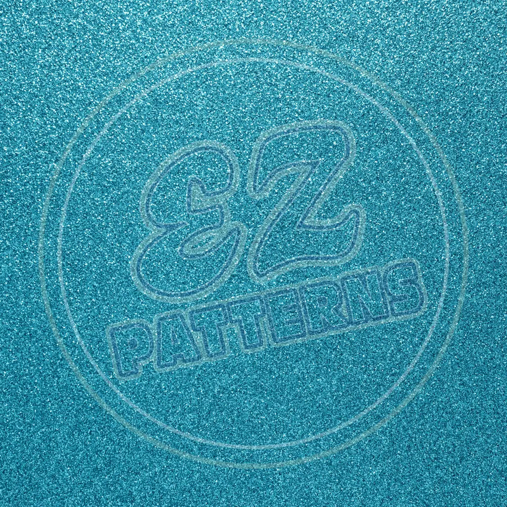 Turquoise Foil 005 Printed Pattern Vinyl