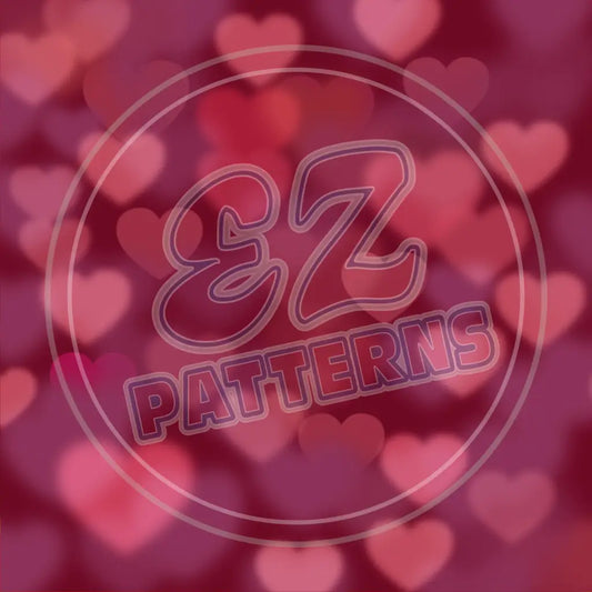 Valentine Bokeh 007 Printed Pattern Vinyl