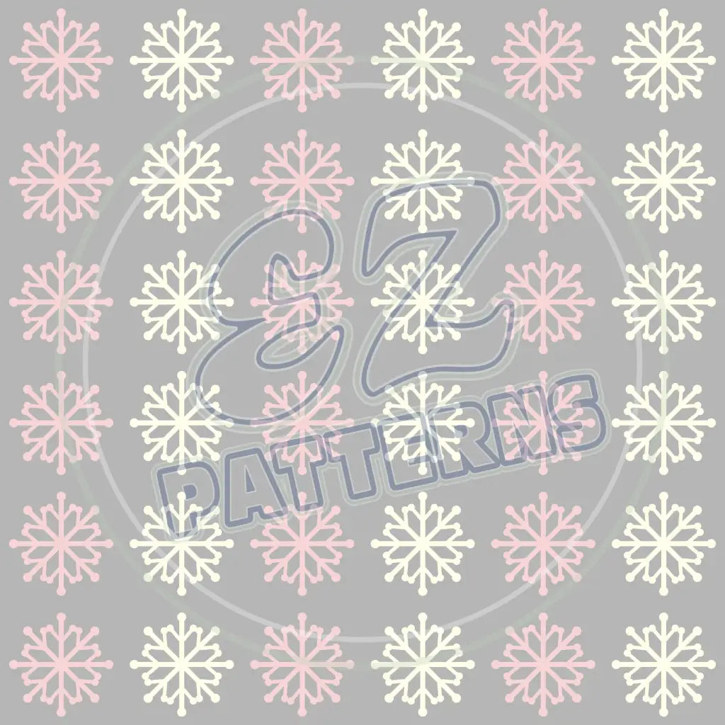 Warm Winter Pink 007 Printed Pattern Vinyl